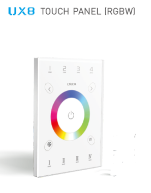 DMX färgväxlingspanel RGB-W & DMX